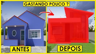 FACHADA DE CASAS MODERNAS E SIMPLES  GASTANDO POUCO [upl. by Stock]