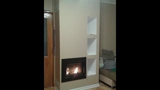 kominek budowa kominka krok po kroku fireplace construction step by step [upl. by Ananna926]