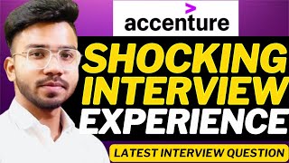 Accenture Shocking Interview Experience🔥 Accenture Latest Interview Questions [upl. by Garnett]