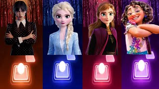 Disney Princesses Songs on YouTube  Wednesday Vs Let It Go Vs Mira Vs Frozen Anna  Who is Best [upl. by Stedman970]