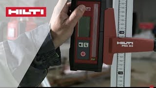 INTRODUCING the Hilti PRA 83 receiver holder [upl. by Geno]