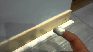 How To Hide The Gap Between The Baseboard And Quarter Round Wall Trim Finishing [upl. by Sivrep630]