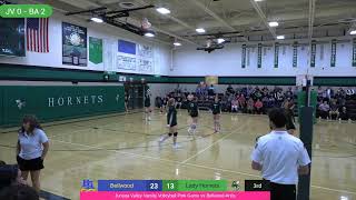 Juniata Valley Volleyball vs Bellwood on HornetTV20 [upl. by Enyad825]