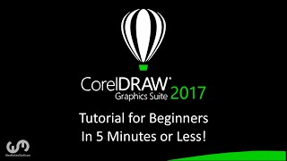 Coreldraw Tutorial For Beginners in 5 minutes or less [upl. by Archibaldo]