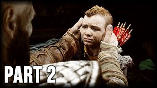 God of War  100 Walkthrough Part 2 PS4 – Path to the Mountain 13 [upl. by Teresina807]