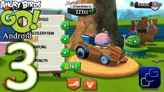 Angry Birds GO Android Walkthrough  Part 4  Seedway Tracks [upl. by Zandra720]