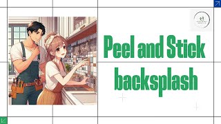 Peel and Stick backsplash [upl. by Hungarian]