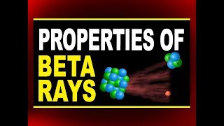 Properties of Beta Rays  Physics4students [upl. by Allekram]