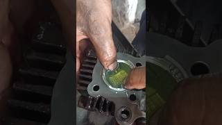 Motorcycle Engine cylinder diesel polish piston fitting shortsfeed subscribe viralvideomecanical [upl. by Vallo]