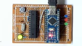 How To Burn Arduino Bootloader and sketch for ATMEGA8 [upl. by Philoo]