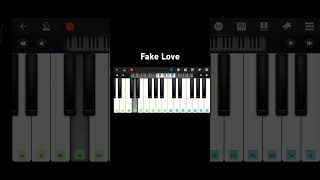 Fake Love Piano pianocover piano music tutorial [upl. by Yeslrahc705]