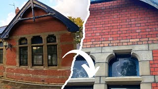 VICTORIAN Brickwork RESTORATION  Part 2 The Repointing [upl. by Pattani]