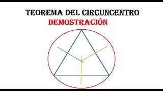 TEOREMA DEL CIRCUNCENTRO ¡¡DEMOSTRACIÓN [upl. by Frankie769]