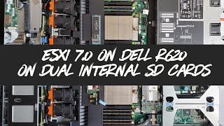 Dell PowerEdge R620 Install ESXi 70 on Dual SD Card FreeNAS Virtual Machine [upl. by Zaneta]