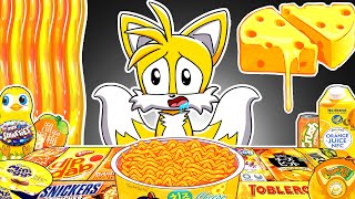 SHIN SONIC TAPES  TAILS Best of Dessert YELLOW Food Mukbang Animation  ASMR [upl. by Baruch82]