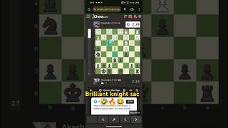 Brilliant knight sac chesschessgrandmaster magnuscarlsen gothamchess viralvideo shorts edit [upl. by Lemrej]