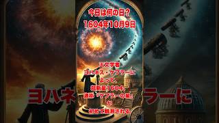 今日は何の日？ 1604年10月9日、天文学者ヨハネス・ケプラーによって、超新星1604、通称『ケプラーの星』が初めて観測される 歴史 history 天文学 [upl. by Nileuqaj882]