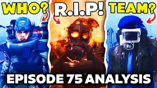 CAMERAMAN amp SKIBIDI TOILETS TEAM UP  EPISODE 75 ALL Easter Egg Analysis Theory [upl. by Henry]