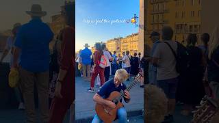 🎸🎶 Florence’s Bustling Streets Sunset on Ponte Vecchio 🇮🇹 Florence Italy PonteVecchio [upl. by Atiuqa]