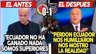 El ANTES y DESPUÉS de la prensa COLOMBIANA que MEN0SPREClÓ a ECUADOR Y LOS CALLÓ [upl. by Almena]