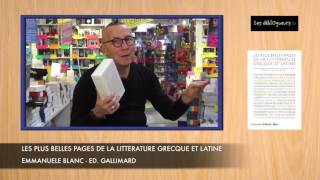 LIVRE La chronique de Gérard Collard  Les plus belles pages de la litterature grecque et latine [upl. by Lannie]