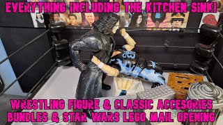 Wrestling amp Reselling WWE Action Figures amp Accessories Bundles and Star Wars Lego Mail Opening [upl. by Bennet]