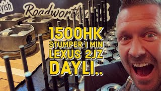 1500 HK STUMPER til min 2JZ Lexus gs300 dayli Vlog EP1 [upl. by Harry]