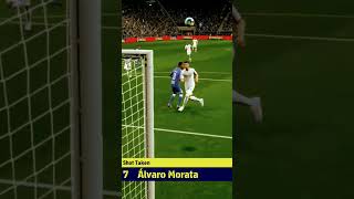 Alvaro Morata Classic Goals efootball2024 fifa23 fifamobile alvaromorata [upl. by Nelyak]