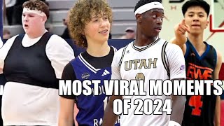 MOST VIRAL BASKETBALL MOMENTS OF 2024 [upl. by Ahsilra148]