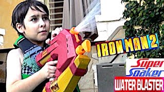 Super Soaker Iron Man 2 with WilliamHaik [upl. by Nnairol]