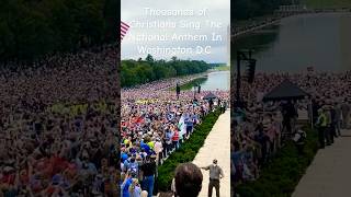 Thousands Sing The National Anthem At Prayer March 2020 nationalanthem freedom revival [upl. by Ocirema]