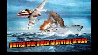 VIDEO INEDITO Ataque al Portaaviones HMS Invencible  Guerra de las Malvinas [upl. by Inus945]