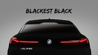 Invisible BMW VBX6  Blackest black painted car ever [upl. by Notyal]