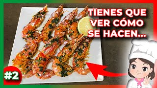 🍤GAMBONES al HORNO🍤con ¡AJO y PEREJIL 🎄La Manera MÁS FÁCIL de PREPARARLOS🎄 [upl. by Gnek477]