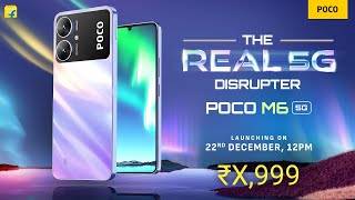 Poco M6 5G  Official India Launch Date  Poco M6 5G Price in India amp Specs  Poco M6 5G 🔥 [upl. by Hildagard458]