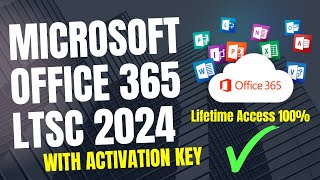 Install Microsoft Office LTSC 2024 Free With Activation Key  Genuine Version  Lifetime Access [upl. by Roma]