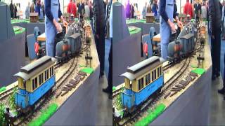 Faszination Modellbahn Sinsheim 2014 Spur 1  2 m in 3D [upl. by Eicul]