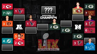 2024 NFL Playoff Predictions WHO WILL WIN IT ALL [upl. by Ynnub]