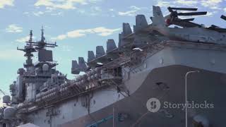 ENS ANWAR ELSADAT L1020 Egyptian amphibious assault ship and aircraft carrier [upl. by Kaylil]