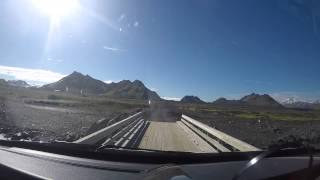 Driving from Landmannalaugar to Thorsmork [upl. by Ahsilet]