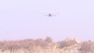 China conducts aerial reforestation in Xinjiangs Taklamakan Desert [upl. by Ongineb]