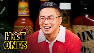 Bowen Yang Takes a Heros Journey While Eating Spicy Wings  Hot Ones [upl. by Farrison]