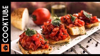 The Best Italian Bruschetta Recipe  Easy Appetizer Recipe [upl. by Koziarz978]