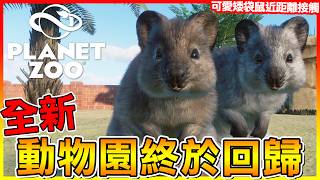 好久不見的動物園終於回來啦！新園區就是要養最開心的動物矮袋鼠【動物園之星 Planet Zoo】45 [upl. by Wolsky]