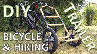 How to Build a Bicycle amp Hiking Trailer with Bamboo [upl. by Jo-Anne]