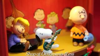 Hallmark Keepsake Magic Ornament 2012 Onstage Antics  Peanuts Gang [upl. by Rolyt]