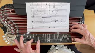 SILENT NIGHT Zither beginner tutorial [upl. by Sonni]