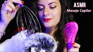 ASMR Masaje Capilar INTENSO ♥ Peine Cepillo Manos etc ASMR Español [upl. by Llertram]