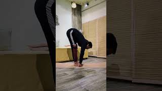 PADAHASTASANA  Dorsi Flexion and Eversion yoga yogaexercises yogaforbeginners shorts youtube [upl. by Wehttan644]