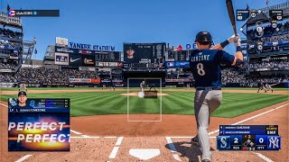 MLB The Show 24 Online Rated Mariners vs Yankees PS5 Gameplay [upl. by Yerfoeg]